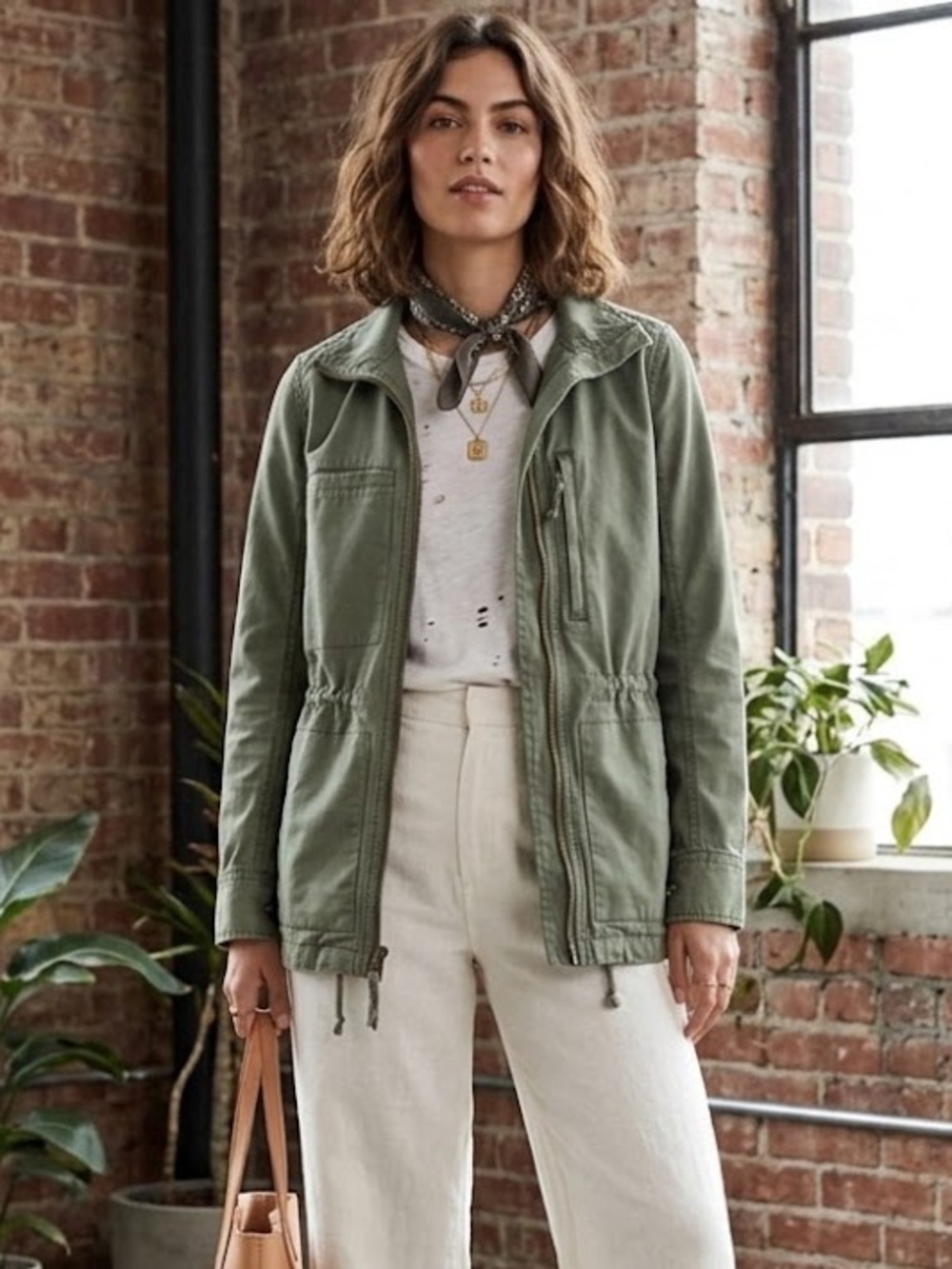 Madewell Green Utility Jacket